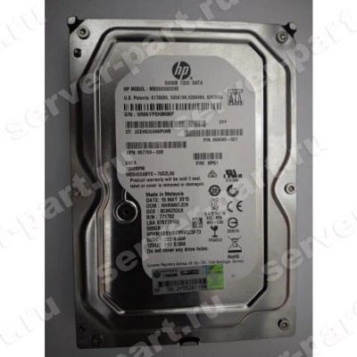 HP MB0500GCEHE жёсткий диск, 7200 об/мин