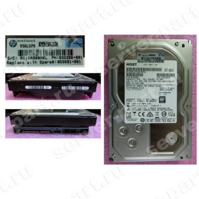 Жесткий Диск HP (HGST) Ultrastar 7K6000 HUS726060ALE614 6Tb (U600/7200/128Mb) AF Secure Erase 512e 6G SATAIII 3,5" For Cloudline CL2100 G3 407S CL2200 Gen10 CL2200 G3 1211R CL3100 G3(847820-B21) (ХПЕ) Жесткий Диск HP (HGST) Ultrastar 7K6000 HUS726060ALE614 6Tb (U600/7200/128Mb) AF Secure Erase 512e 6G SATAIII 3,5" For Cloudline CL2100 G3 407S CL2200 Gen10 CL2200 G3 1211R CL3100 G3(847820-B21) (ХПЕ)