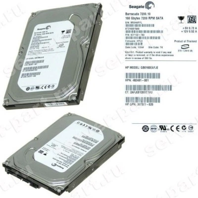 Жесткий Диск HP (Seagate) Barracuda 7200.10 ST3160815AS 160Gb (U300/7200/8Mb) NCQ SATAII For Gen5 Gen5p Gen6 Gen7(GB0160EAFJE) Жесткий Диск HP (Seagate) Barracuda 7200.10 ST3160815AS 160Gb (U300/7200/8Mb) NCQ SATAII For Gen5 Gen5p Gen6 Gen7(GB0160EAFJE)