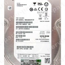 Жесткий Диск HP (Seagate) Enterprise Capacity 3.5 HDD v5 ST2000NM0055 2Tb (U600/7200/128Mb) 512n 6G SATAIII(MB2000GVYZF)