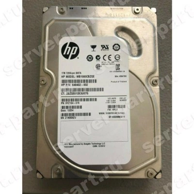Жесткий Диск HP (Seagate) Constellation ES ST1000NM0011 1Tb (U600/7200/64Mb) 6G SATAIII For Gen5 Gen5p Gen6 Gen7(MB1000CBZQE)