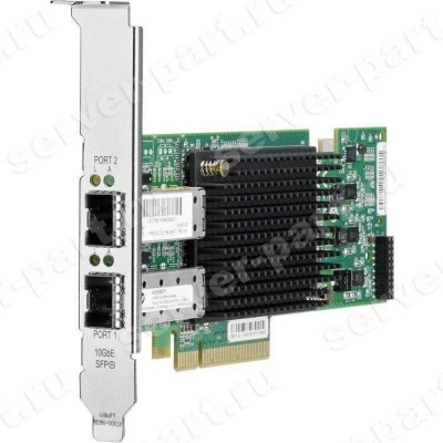 Сетевой Адаптер HP (Emulex) Dual Port 10GbE Server Adapter 2xSFP+ 2x10Гбит/сек Fibre Channel HBA LP PCI-E8x(AT118-69001)