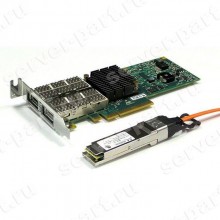 Сетевой Адаптер HP Dual Port Infiniband FDR/Ethernet 10Gb/40Gb Adapter 40Gb/s 4X QDR CX-2 HCA FDR/EN PCI-E8x(649281-B21)