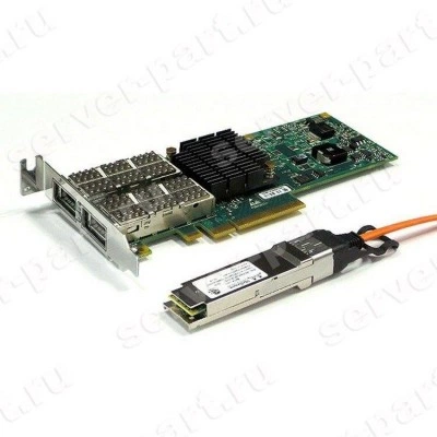 Сетевой Адаптер HP Dual Port Infiniband FDR/Ethernet 10Gb/40Gb Adapter 40Gb/s 4X QDR CX-2 HCA FDR/EN PCI-E8x(661685-001) Сетевой Адаптер HP Dual Port Infiniband FDR/Ethernet 10Gb/40Gb Adapter 40Gb/s 4X QDR CX-2 HCA FDR/EN PCI-E8x(661685-001)