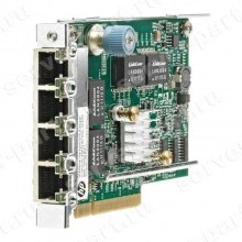 Сетевая Карта HP PCI Express Quad Port Gigabit Server Adapter FlexibleLOM 4x1Гбит/сек 4xRJ45 LP PCI-E8x 2.0 For Gen8(HSTNS-BN71)
