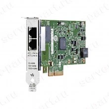 Сетевая Карта HP PCI Express Dual Port Gigabit Server Adapter (Intel) NH135CAM4 2x1Гбит/сек 2xRJ45 LP PCI-E4x 2.0 For DL165G7 DL580G7 DL980G7 Gen8 Servers(656241-001)