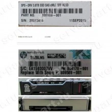 Твердотелый Накопитель SSD SAS HP 3.84Tb U1200 520Bps 12G SAS 2,5" For 3PAR StoreServ 20000(879403-001)