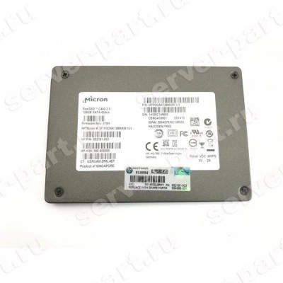 Твердотелый Накопитель SSD HP (Micron) RealSSD C400 MTFDDAK128MAM-1J1 128Gb U600 6G SATAIII 2,5"(A3D25AA)