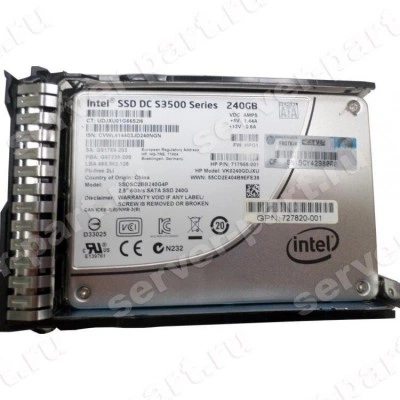 Твердотелый Накопитель SSD HP (Intel) DC S3500 Series SSDSC2BB240G4P 240Gb TRIM MLC 6G SATAIII 2,5" 7mm For Gen7 Gen8 Gen9 Gen10(VK0240GDJXU) Твердотелый Накопитель SSD HP (Intel) DC S3500 Series SSDSC2BB240G4P 240Gb TRIM MLC 6G SATAIII 2,5" 7mm For Gen7 Gen8 Gen9 Gen10(VK0240GDJXU)