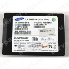 Твердотелый Накопитель SSD HP (Samsung) SM843T MZ-7WD2400/003 240Gb U600 6G SATAIII 2,5" For Gen7 Gen8 Gen9 Gen10(MZ7WD240HAFV-00003)