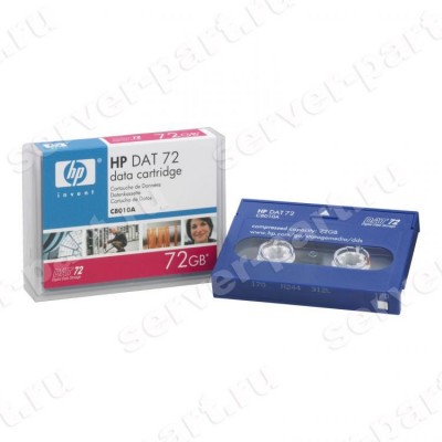 Картридж для стримера HP DAT72 72Gb 170m(C8010A) (ХПЕ) Картридж для стримера HP DAT72 72Gb 170m(C8010A) (ХПЕ)
