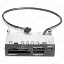 Card Reader HP Media Card Reader 22-In-1 xD SD CF MS MD USB 3,5" For Z200 Z210 Z220 Z400 Z600 Z800(636166-001)