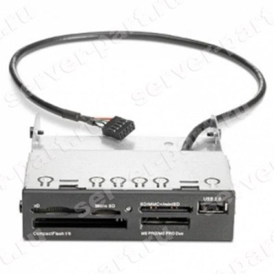 Card Reader HP Media Card Reader 22-In-1 xD SD CF MS MD USB 3,5" For Z200 Z210 Z220 Z400 Z600 Z800(636166-001)