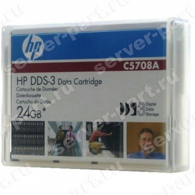 Картридж для стримера HP DDS3 24Gb 125m(C5708A) (ХПЕ) Картридж для стримера HP DDS3 24Gb 125m(C5708A) (ХПЕ)