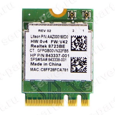 Модуль WiFi HP (Realtek) 8723BE 802.11b/g/n 150MBit/s miniPCI-E For All-In-One 20 22 24 Series(855106-855) (ХПЕ) Модуль WiFi HP (Realtek) 8723BE 802.11b/g/n 150MBit/s miniPCI-E For All-In-One 20 22 24 Series(855106-855) (ХПЕ)