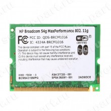 Модуль WiFi HP (Broadcom) 802.11b/g 54Mbit/s miniPCI(BCM94318MPG)