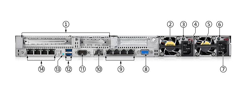 HPE-818209-B21-Задний HPE-818209-B21-Задний